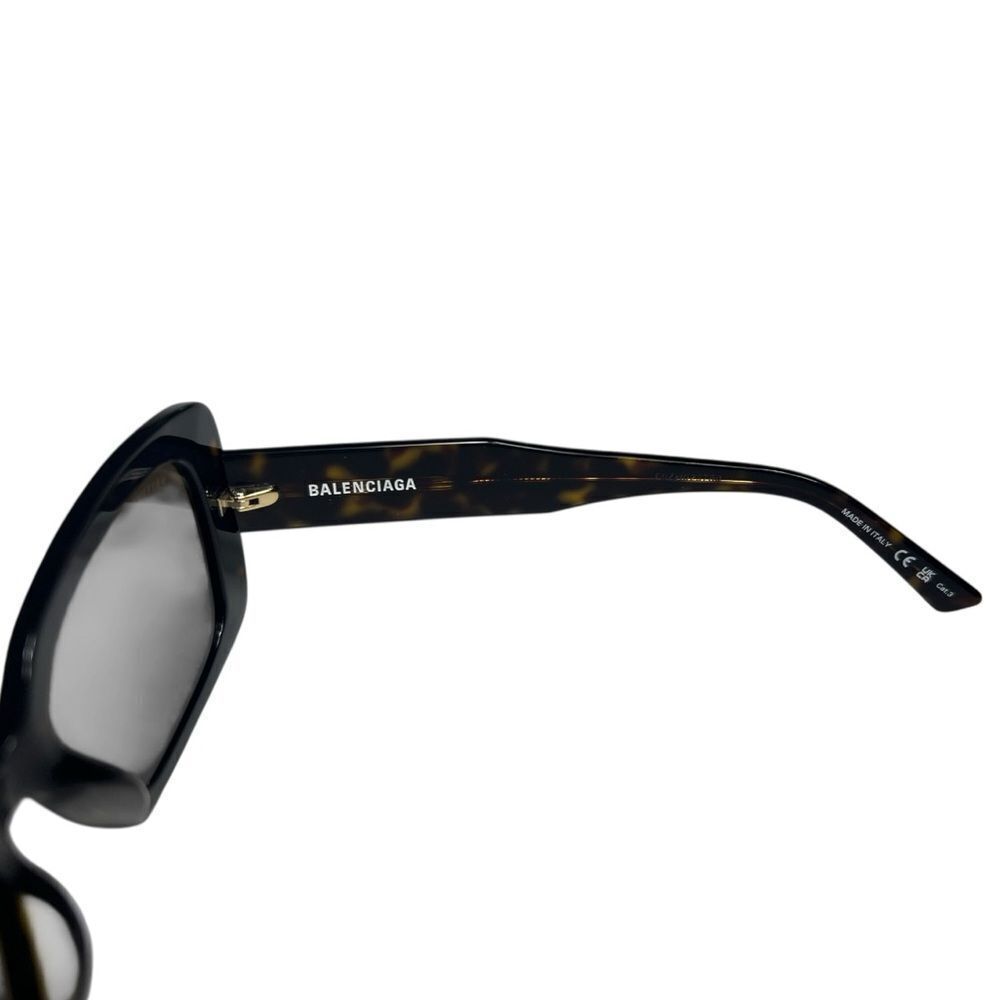 NWOT Balenciaga BB0048S Havana Tortoise Shell Rectangle Square Sunglasses - Picture 7 of 9